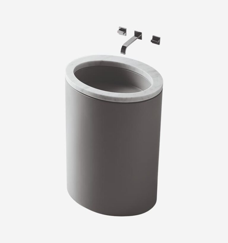 Vessel Pedestal Freestanding Basin - Clay Brook