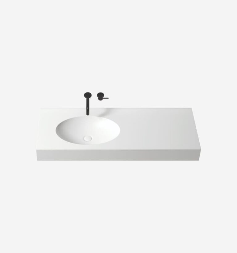 Luna Left Single Vanity - Clay Brook